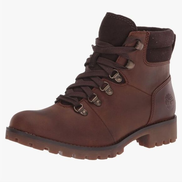 Timberland Ellendale Mid Lace-Up Boot- Medium Brown Full Grain - Picture 5 of 10